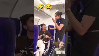 Sar aapane seat belt nahin lagaya funny comedy flight 🤣🤣😂😅 Rakesh Kumar Prajapat 🥳🤩 [upl. by Annasiul]