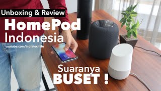 Review Speaker Apple HomePod Indonesia  iTechlife [upl. by Oak]