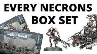 Necrons  Every Box Set from Games Workshop Reviewed  Beginner Guide [upl. by Pillihpnhoj]