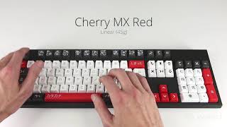 WASD  Mechanical Keyboards Cherry MX Switch Sound Comparison 2017 [upl. by Nagaem]