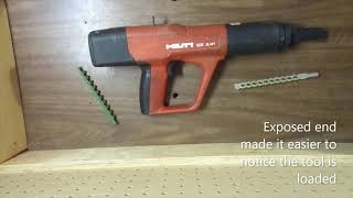 Hilti DX A41 Fully Automatic Powder Actuated Tool [upl. by Ynna266]