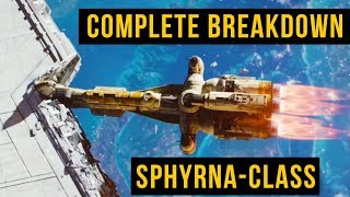 Star Wars Ships Sphyrnaclass Corvette Complete Breakdown amp History [upl. by Chlo]