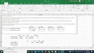 Dividends Preferred and Common Seventy Two Inc PROBLEM SOLVED [upl. by Ray]