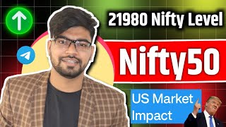 Nifty Prediction for tomorrow  Nifty 50 Analysis  Stock Market Predictions  US Trade war [upl. by Nommad115]