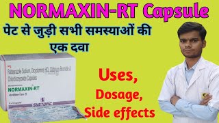 Normaxin RT Capsule । uses ।side effects। dose । benefits in hindi । पेट की सभी बीमारियों की दवा । [upl. by Nierman]