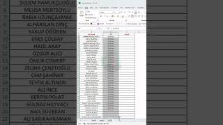 İsim Soyisim ayırma v2 excel msexcel office365 ipucu microsoft exceltips verianalizi [upl. by Ames300]