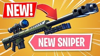 New Heavy Sniper Rifle Pro Fortnite Player Fortnite New Update [upl. by Mccormac]