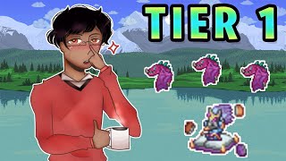 TERRARIA TIER 1  EVENTO DO TABERNEIRO  Old One Army Antigo Exército Evento da Betsy pré hardmode [upl. by Neerihs]