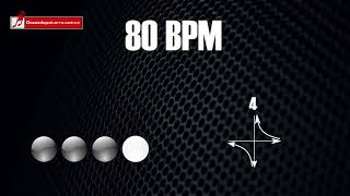 Base de batería en 44 a 80 BPM quotdrum loopquot para practicar [upl. by Htebharas267]