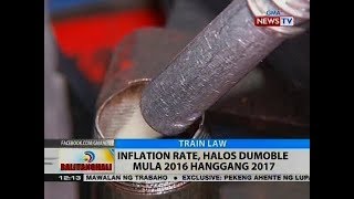 BT Inflation rate halos dumoble mula 2016 hanggang 2017 [upl. by Sawtelle826]