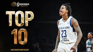 Top 10 Plays  FIBA Intercontinental Cup 2024 [upl. by Aitnom]