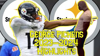 George Pickens 20232024 NFL Highlights [upl. by Ecirbaf79]