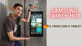 Samsung frigo americano FAMILY HUB SIDE BY SIDE RS68N8941SL recensione [upl. by Llemrej]