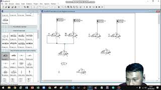 Rangkaian Pneumatik Timer Dengan 4 Aktuator  Festo Fluidsim 42 [upl. by Egiedan]