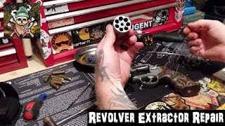 Revolver Cylinder Removal and Extractor Repair [upl. by Onifled]