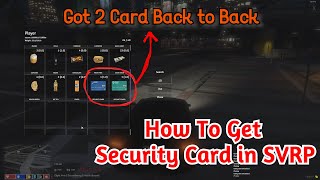 Got 2 Security Card Back to Back In SVRP  GTA 5 Roleplay SVRP IndPak [upl. by Farron532]