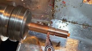 CNC Hybrid HUNTING BULLET turned on selfmade lathe [upl. by Epolenep889]