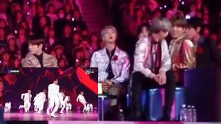 BTS reaction to ATEEZ at MAMA 2019 [upl. by Watts858]