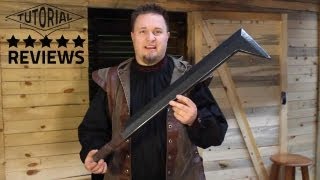 Uruk Hai Sword LARP Weapon Review Hobbit LOTR [upl. by Nnorahs]