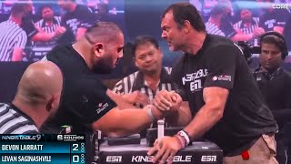 Devon Larrat Vs Levan Saginashvili  Armwrestling Rematch [upl. by Gawen]