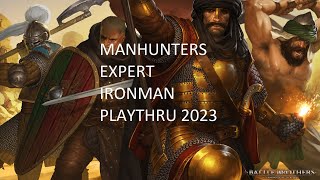 Manhunters Battle Brothers Expert Ironman Lets Play ep 1 2023 [upl. by Htiek541]