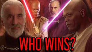 Mace Windu VS Count Dooku Who was More Powerful [upl. by Cirdor44]