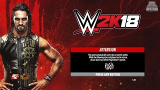 WWE 2K18 FULL MAIN MENU REVEAL amp ALL MATCH TYPES  CONCEPTNOTION  PS4XB1 [upl. by Ellehcal]