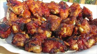 Grilled Chicken Wings  Sweet amp Spicy Wing Recipe  Weber Grill [upl. by Fabrianne]