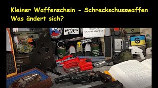 Neues Waffengesetz und Schreckschusswaffen  kleiner Waffenschein  Was ändert sich im Waffenrecht [upl. by Hairym]