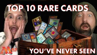 TOP TEN RAREST MAGIC THE GATHERING CARDS YOUVE NEVER HEARD OF NOT the ONE RING [upl. by Ijic]