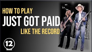 Just Got Paid  ZZ Top  Guitar Lesson [upl. by Fazeli]