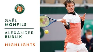 Gaël Monfils vs Alexander Bublik  Round 1 Highlights  RolandGarros 2020 [upl. by Pega]