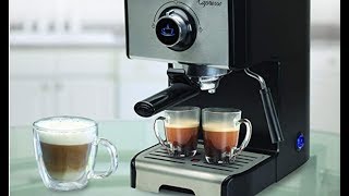 Capresso 123 05 EC300 Cappuccino Espresso Machine Review Well designed basic espresso machine ​ [upl. by Gavin]