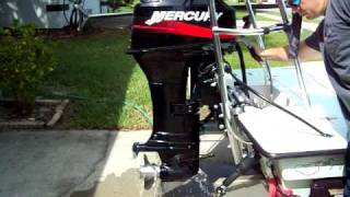 2003 Mercury 40 hp 2 stroke [upl. by Leahcam]