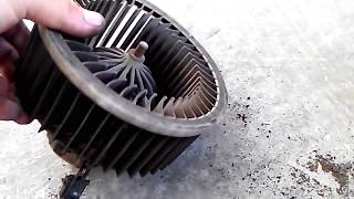 SKODA FABIA 2 HOW TO REMOVE HEATER FAN [upl. by Haggar320]