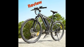 ANCHEER Electric Bike for Adults Peak 750W Motor Electric Mountain Bike Review bike electric [upl. by Briggs]