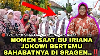 Momen Iriana Jokowi Bertemu Sahabatnya di Sragen [upl. by Warfield]