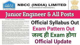 NBCC JE Syllabus 2024NBCC All Post Syllabus 2024NBCC Exam Pattern OutNBCC JE Exam Update [upl. by Dwight853]