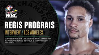 Regis Prograis interview October 2023 [upl. by Mat41]