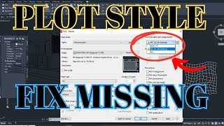 How to Add Plot Style CTB file in AutoCAD 2024  AutoCAD Tips and Tricks autocadplot [upl. by Nelie]