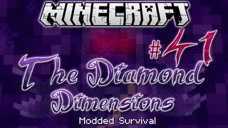 quotTHE MINOSHROOMquot  Diamond Dimensions Modded Survival 41  Minecraft [upl. by Bascomb]