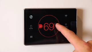 Rheem Econet Thermostat Mode Functions [upl. by Assecnirp464]