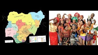 Nigeria Tribes List of Tribes in Nigeria and the state they can be found [upl. by Alfi]