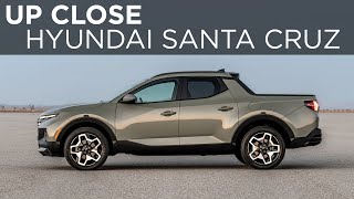 2021 Hyundai Santa Cruz  Closer Look  Drivingca [upl. by Tinaret]