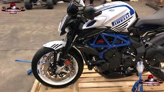 2019 MV Agusta Dragster RR America amp Pirelli  Unboxing [upl. by Aicxela]