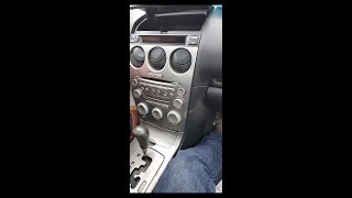 2004 Mazda 6 radio removal and install [upl. by Roshelle]