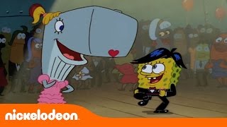 Bob Esponja  El baile de la Esponja  Nickelodeon en Español [upl. by Fairleigh]