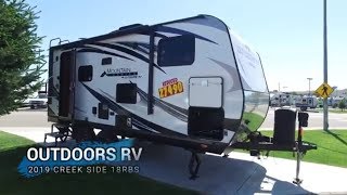 4 Seasons Camping 2019 Outdoors RV Creek Side 18RBS travel trailer [upl. by Namus494]