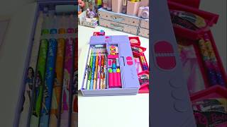 Filling my pencil box with barbie stationery ✨️ 💕 💗 cute asmr stationery shorts youtubeshorts [upl. by Inad]