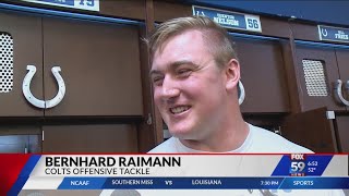 Colts’ trip to Germany acts as homecoming opportunity for tackle Bernhard Raimann [upl. by Burrows]